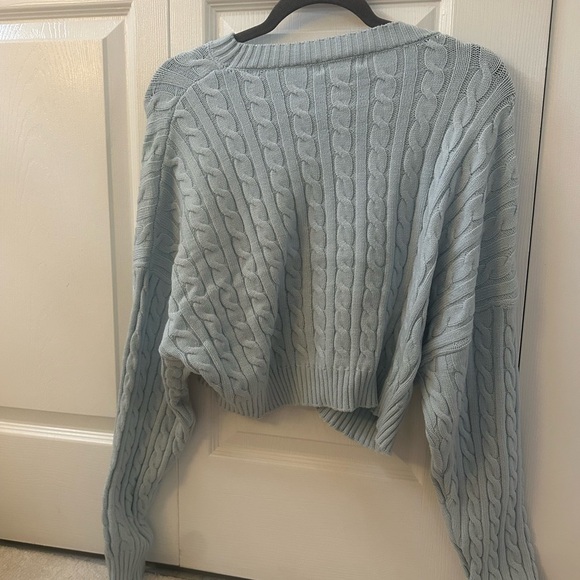 altard state robins egg blue sweater - Picture 2 of 3